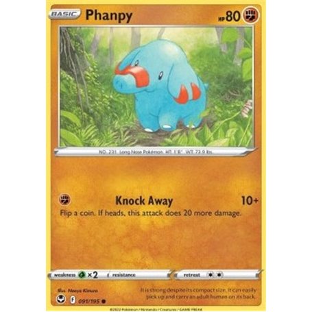 SIT 091 - Phanpy - Reverse Holo