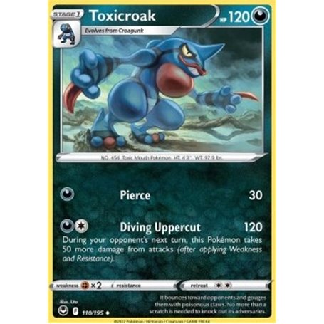 SIT 110 - Toxicroak - Reverse Holo