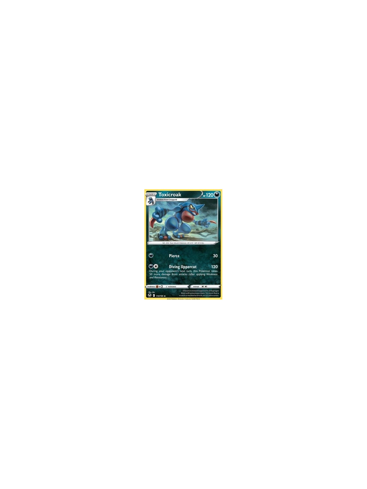 SIT 110 - Toxicroak - Reverse Holo