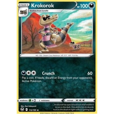 SIT 112 - Krokorok - Reverse HoloSilver Tempest Silver Tempest€ 0,35 Silver Tempest