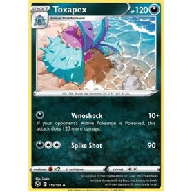 SIT 115 - Toxapex - Reverse Holo SIT 115 - Toxapex - Reverse Holo
