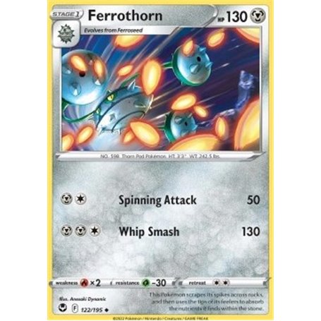 SIT 122 - Ferrothorn - Reverse HoloSilver Tempest Silver Tempest€ 0,35 Silver Tempest