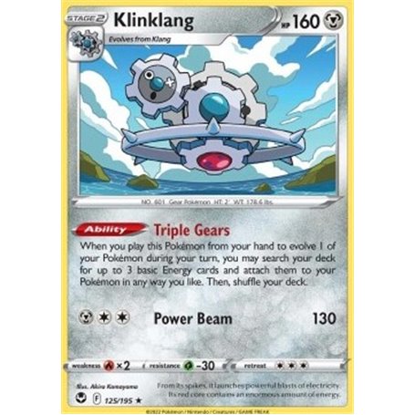 SIT 125 - Klinklang - Reverse HoloSilver Tempest Silver Tempest€ 0,40 Silver Tempest