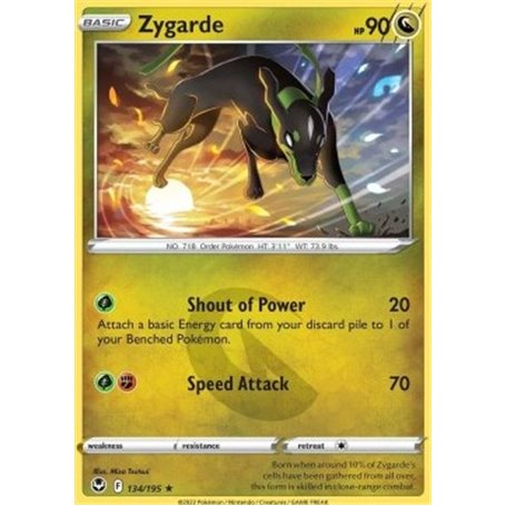 SIT 134 - Zygarde - Reverse Holo