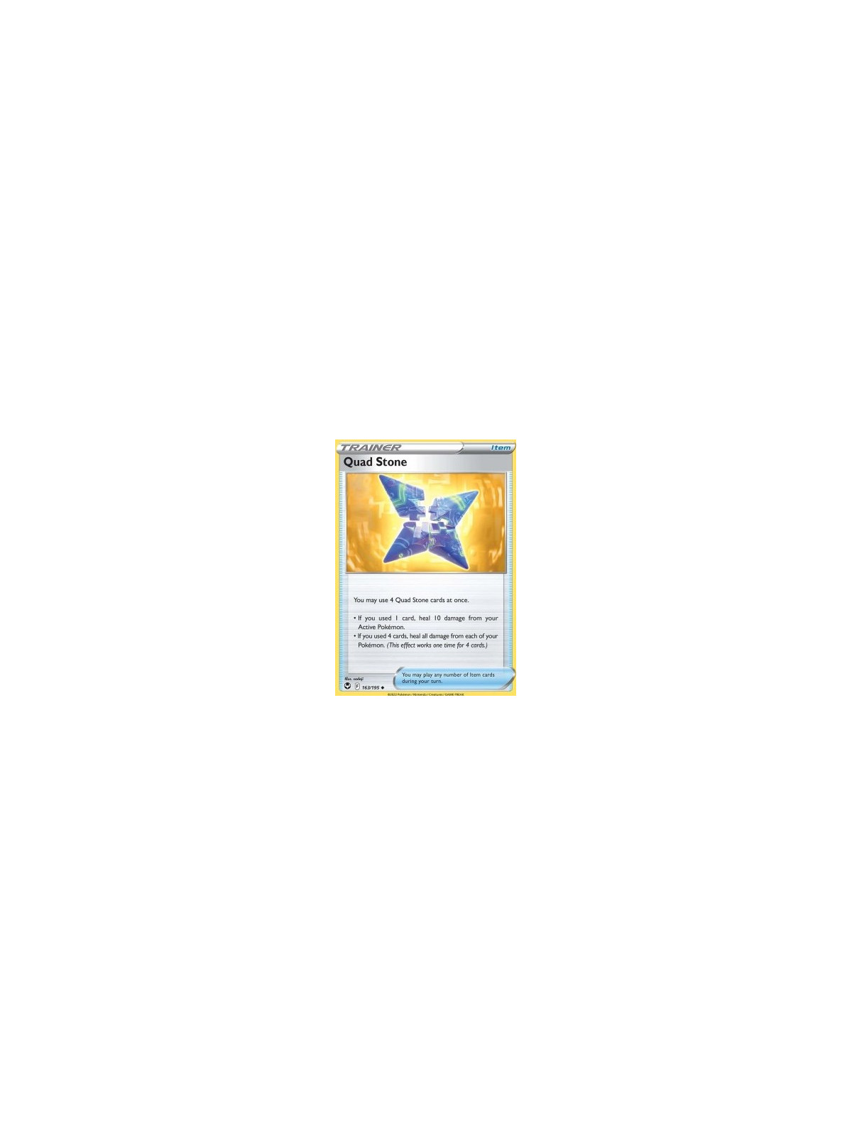 SIT 163 - Quad Stone - Reverse Holo