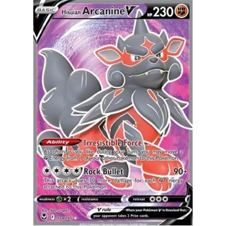 SIT 179 - Hisuian Arcanine VSilver Tempest Silver Tempest€ 3,99 Silver Tempest