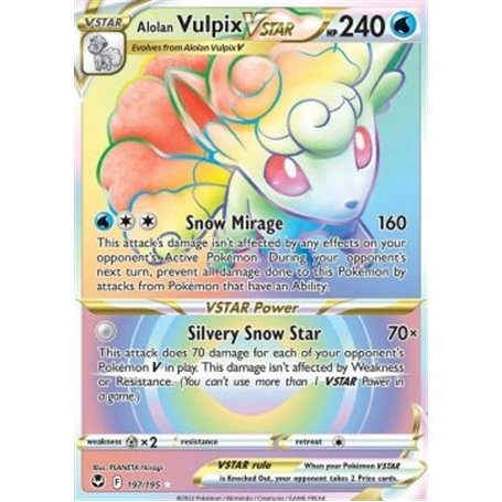 SIT 197 - Alolan Vulpix VSTARSilver Tempest Silver Tempest€ 0,00 Silver Tempest