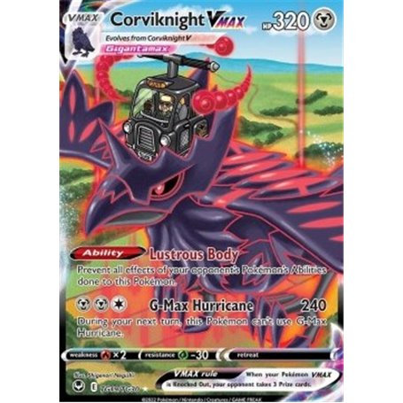 SIT TG19 - Corviknight VMAXSilver Tempest Silver Tempest€ 9,99 Silver Tempest