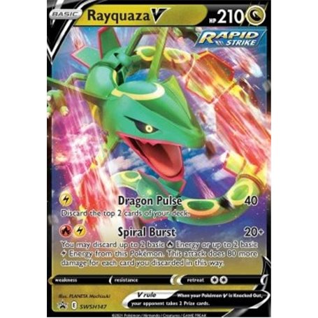 SWSH 147 - Rayquaza VSWSH Black Star Promo's SWSH Black Star Promos€ 4,99 SWSH Black Star Promo's