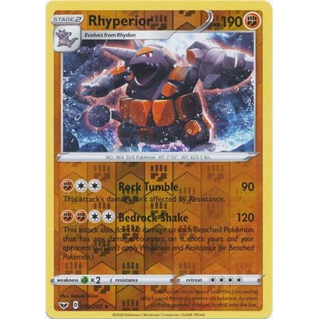 SSH 099 - Rhyperior - Reverse HoloSword and Shield Sword & Shield€ 0,80 Sword and Shield
