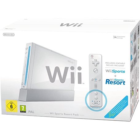 Wii Console Wit Boxed Wii Resort