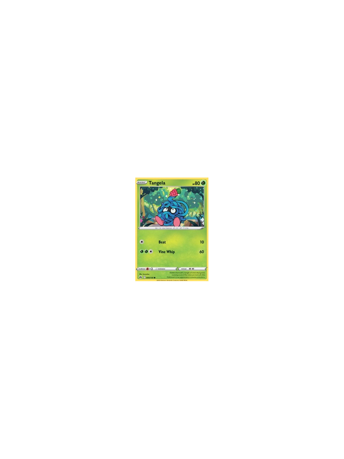 CRZ 004 - Tangela - Reverse Holo