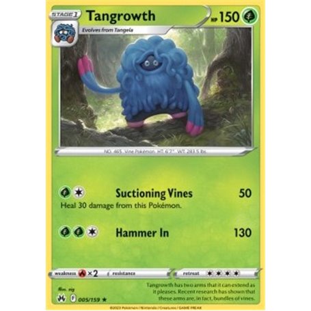 CRZ 005 - Tangrowth - Reverse Holo