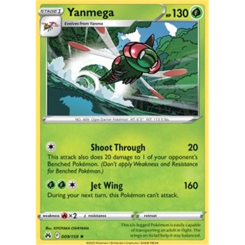 CRZ 009 - Yanmega - Reverse Holo