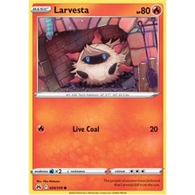 CRZ 024 - Larvesta - Reverse Holo CRZ 024 - Larvesta - Reverse HoloCrown Zenith Crown Zenith€ 0,35 Crown Zenith