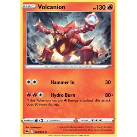 CRZ 026 - Volcanion - Reverse Holo