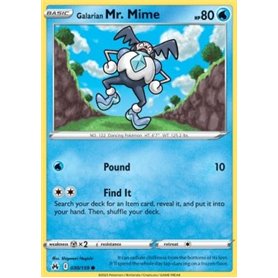 CRZ 030 - Galarian Mr. Mime - Reverse Holo CRZ 030 - Galarian Mr. Mime - Reverse Holo