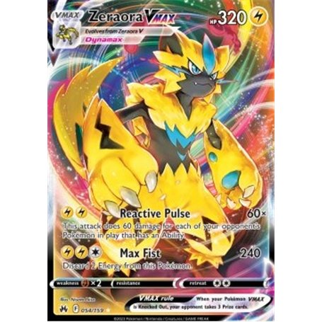 CRZ 054 - Zeraora VMAXCrown Zenith Crown Zenith€ 4,99 Crown Zenith