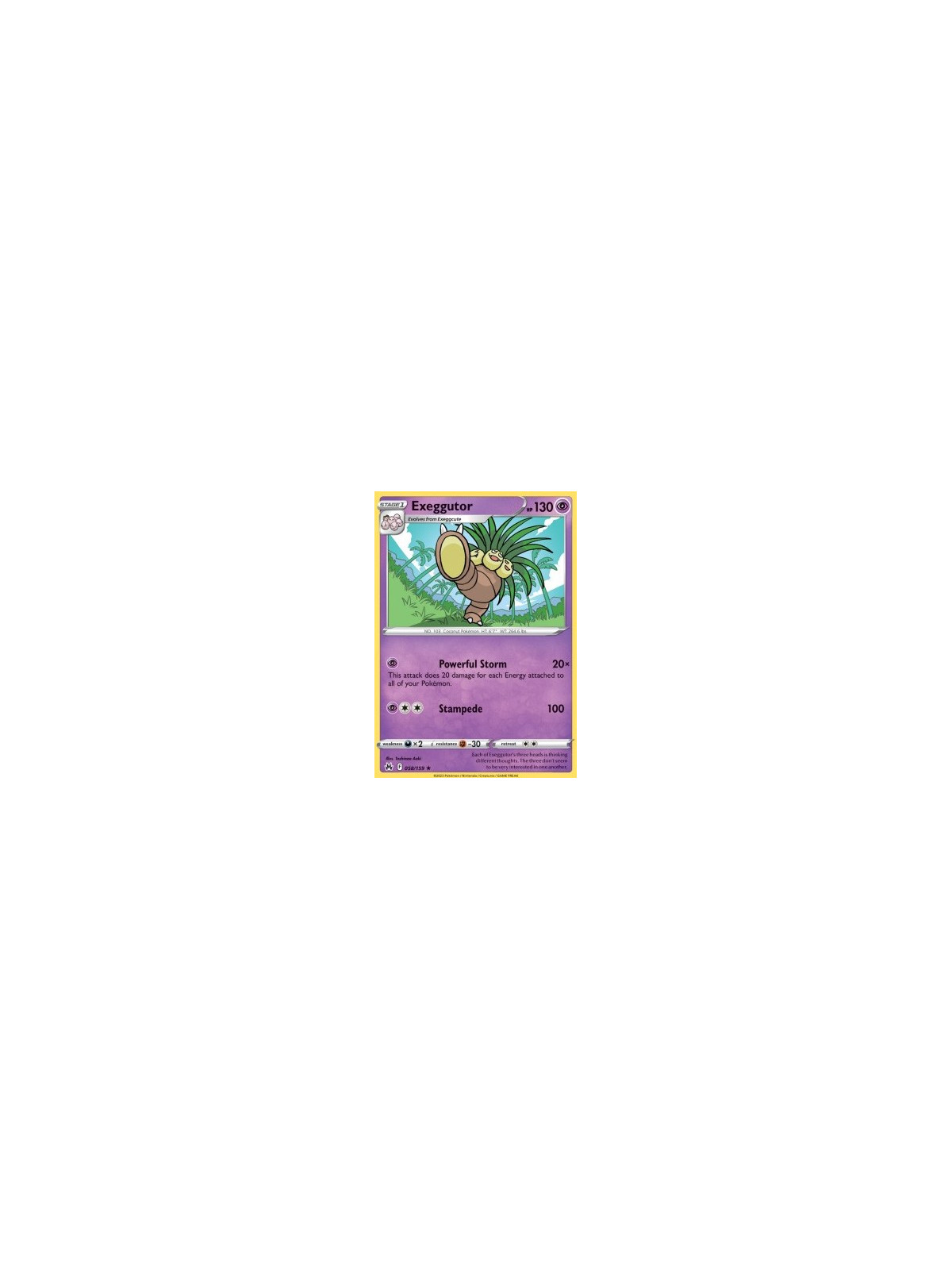 CRZ 058 - Exeggutor
