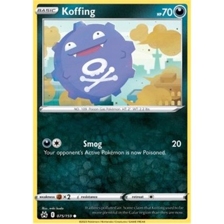 CRZ 075 - Koffing - Reverse Holo