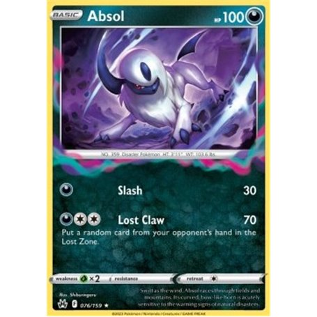 CRZ 076 - Absol - Reverse HoloCrown Zenith Crown Zenith€ 0,75 Crown Zenith