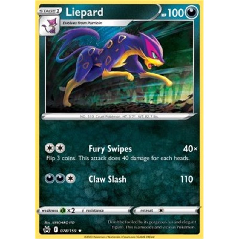 CRZ 078 - Liepard - Reverse Holo