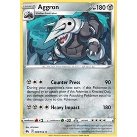 CRZ 089 - Aggron - Reverse Holo CRZ 089 - Aggron - Reverse Holo