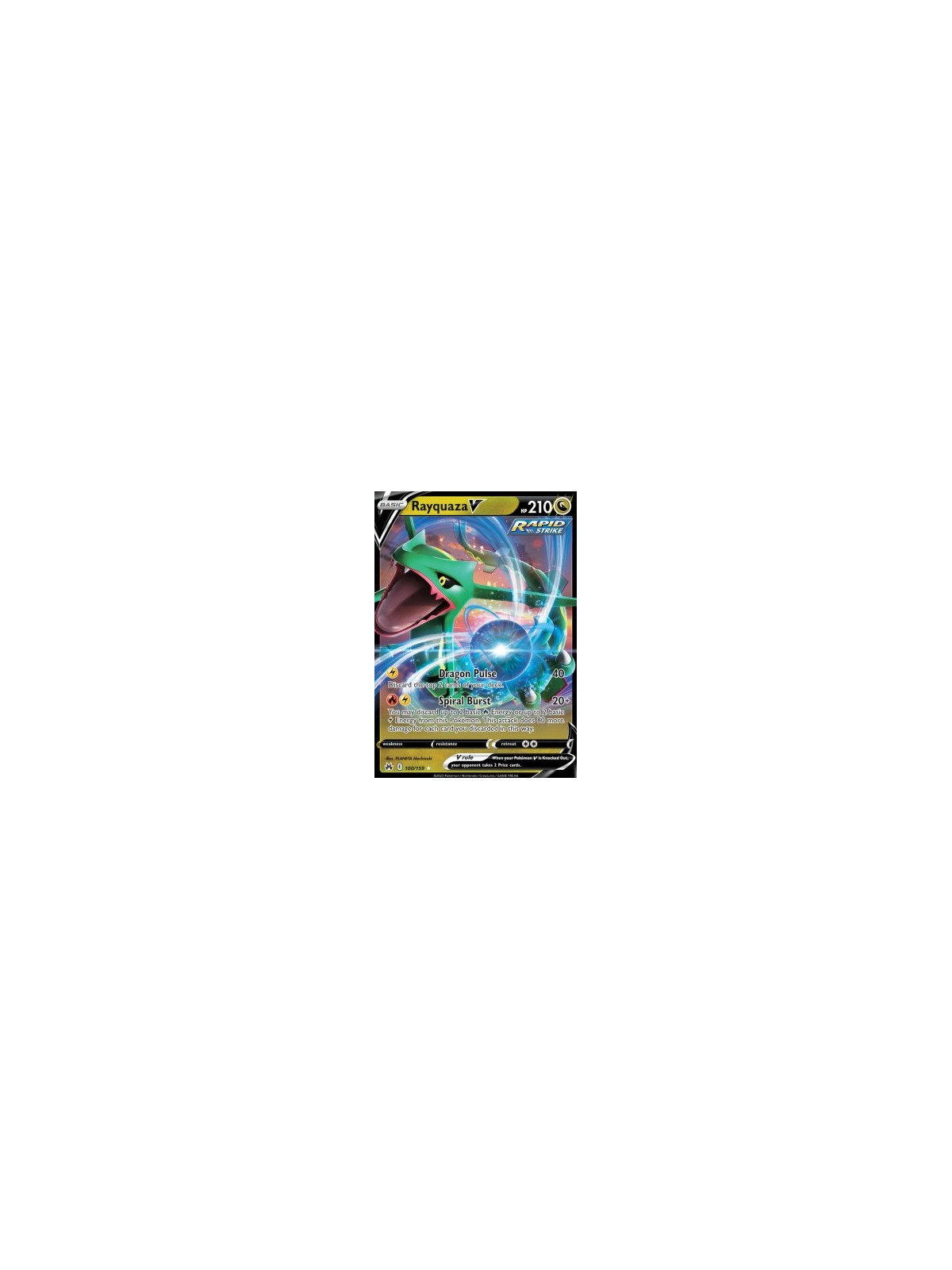 CRZ 100 - Rayquaza VCrown Zenith Crown Zenith€ 2,99 Crown Zenith