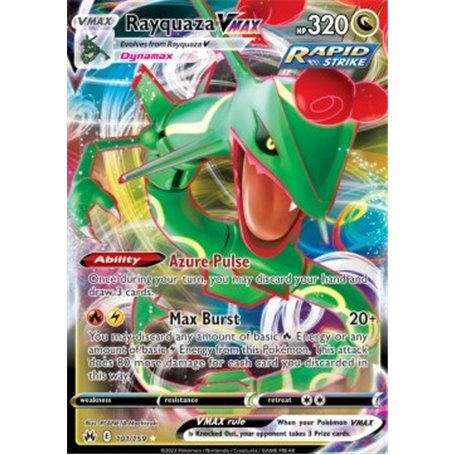 CRZ 101 - Rayquaza VMAXCrown Zenith Crown Zenith€ 4,99 Crown Zenith