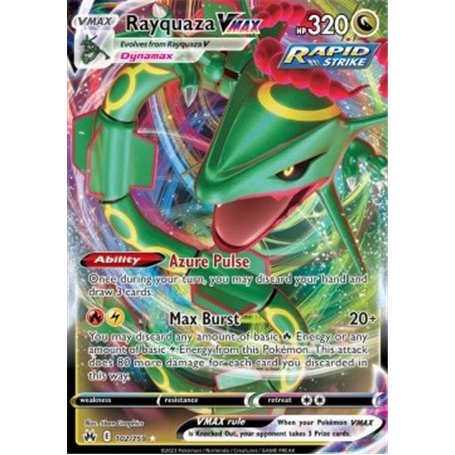 CRZ 102 - Rayquaza VMAXCrown Zenith Crown Zenith€ 4,99 Crown Zenith