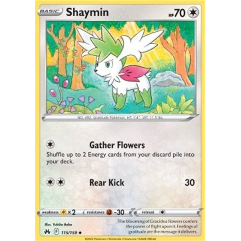 CRZ 115 Shaymin Reverse Holo Crown Zenith buy Pokemon cards 2hg nl
