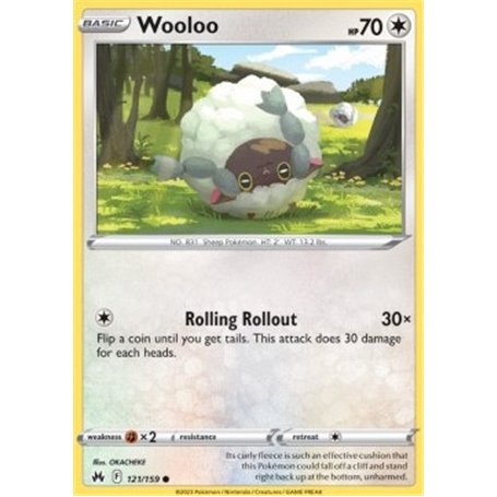 CRZ 121 - Wooloo - Reverse Holo