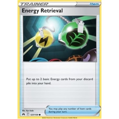 CRZ 127 - Energy Retrieval - Reverse HoloCrown Zenith Crown Zenith€ 0,35 Crown Zenith