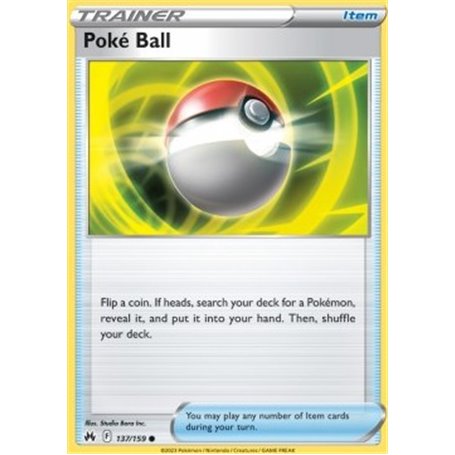 CRZ 137 - Pok� Ball - Reverse Holo