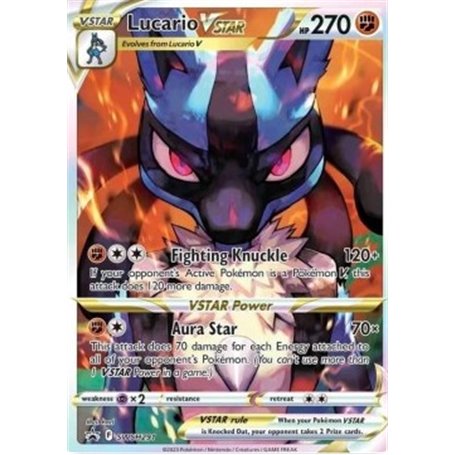 SWSH 291 - Lucario VSTAR - SealedSWSH Black Star Promo's SWSH Black Star Promos€ 1,99 SWSH Black Star Promo's