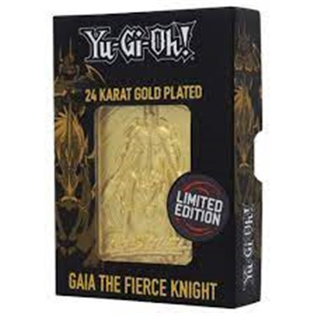 Yu-Gi-Oh! Limited Edition 24K Gold Plated Collectible - Gaia the Fierce Knight