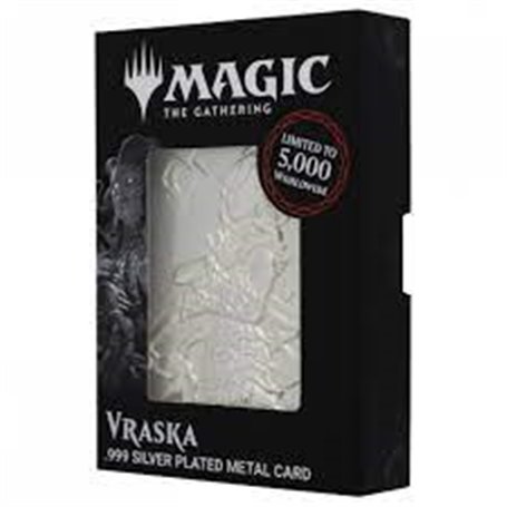 MTG - Limited Edition .999 Silver Plated Vraska - Metal Collectible