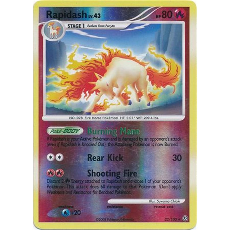 STF 022 - Rapidash Lv.43 - Reverse Holo