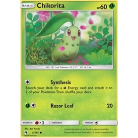 LOT 005 - Chikorita Lost Thunder Lost Thunder€ 0,10 Lost Thunder