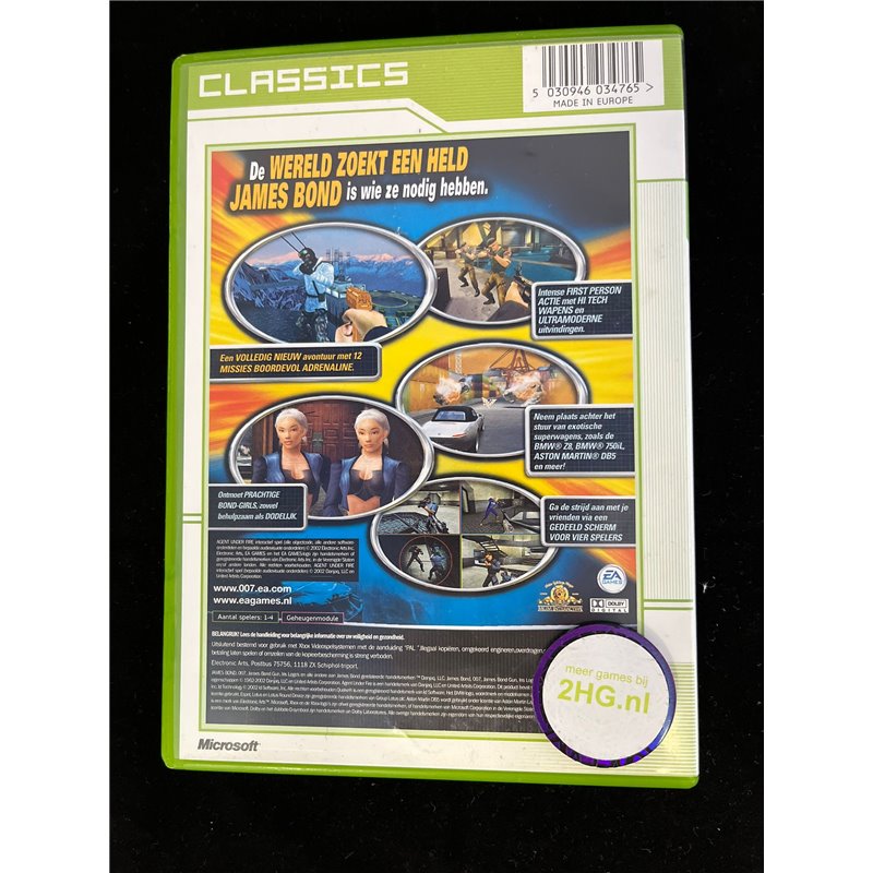 James Bond 007: Agent Under Fire (Classics) - Xbox