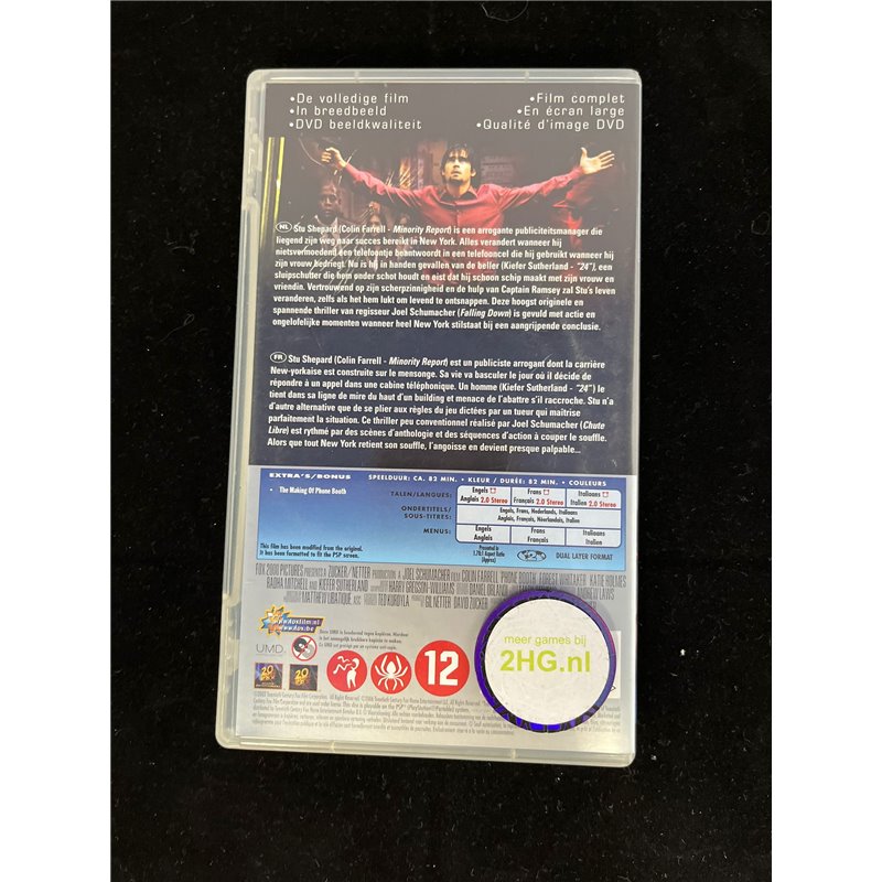 Phonebooth - PSP UMD VideoPSP Spellen PSP UMD Video€ 4,99 PSP Spellen