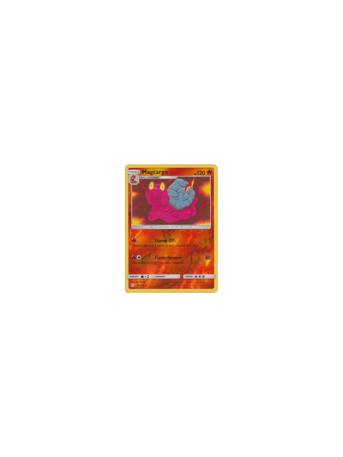 CEC 027 - Magcargo - Reverse Holo