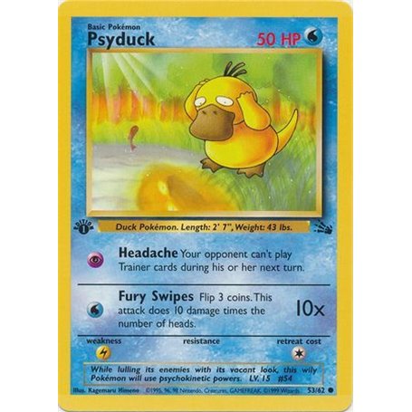 FO 053 - Psyduck - 1st Edition