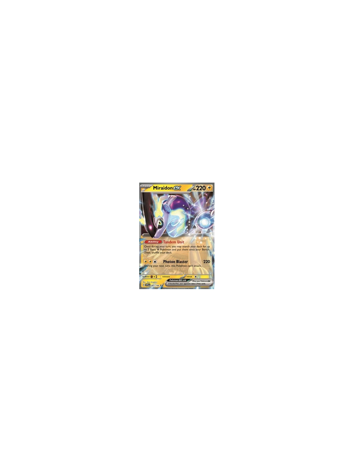 SV1en 081 - Miraidon ex