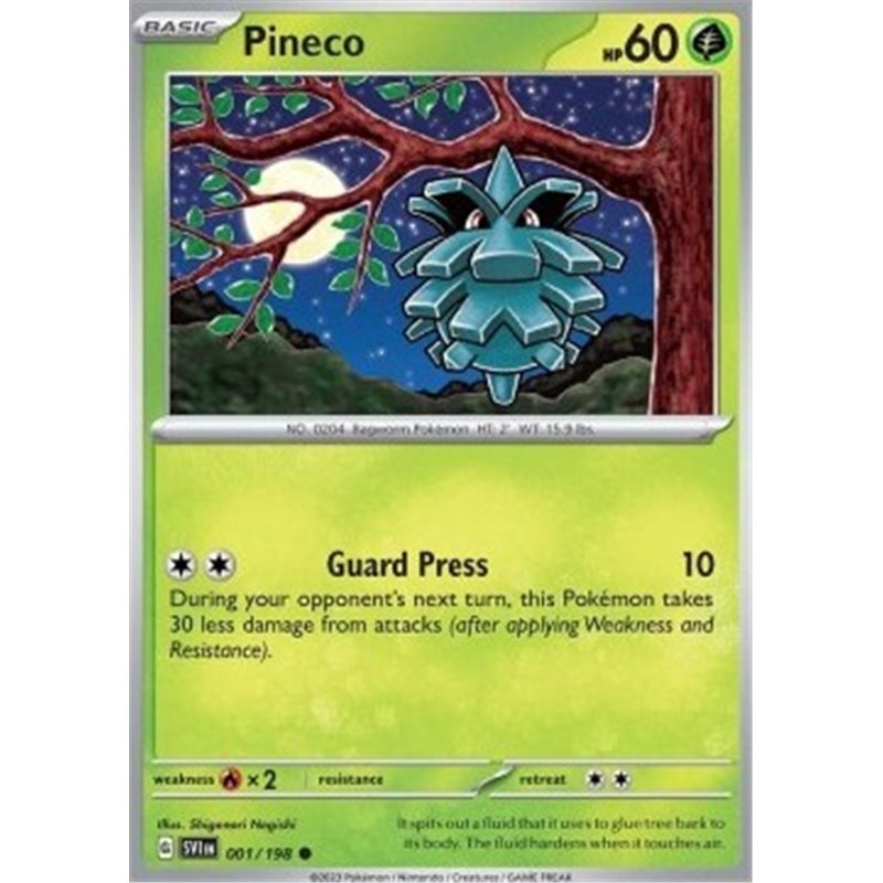 SV1en 001 - PinecoScarlet & Violet Scarlet & Violet€ 0,05 Scarlet & Violet