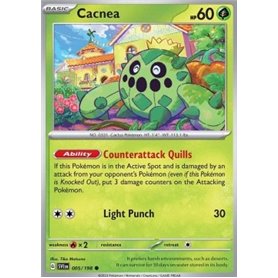 SV1en 005 - Cacnea - Reverse Holo SV1en 005 - Cacnea - Reverse Holo