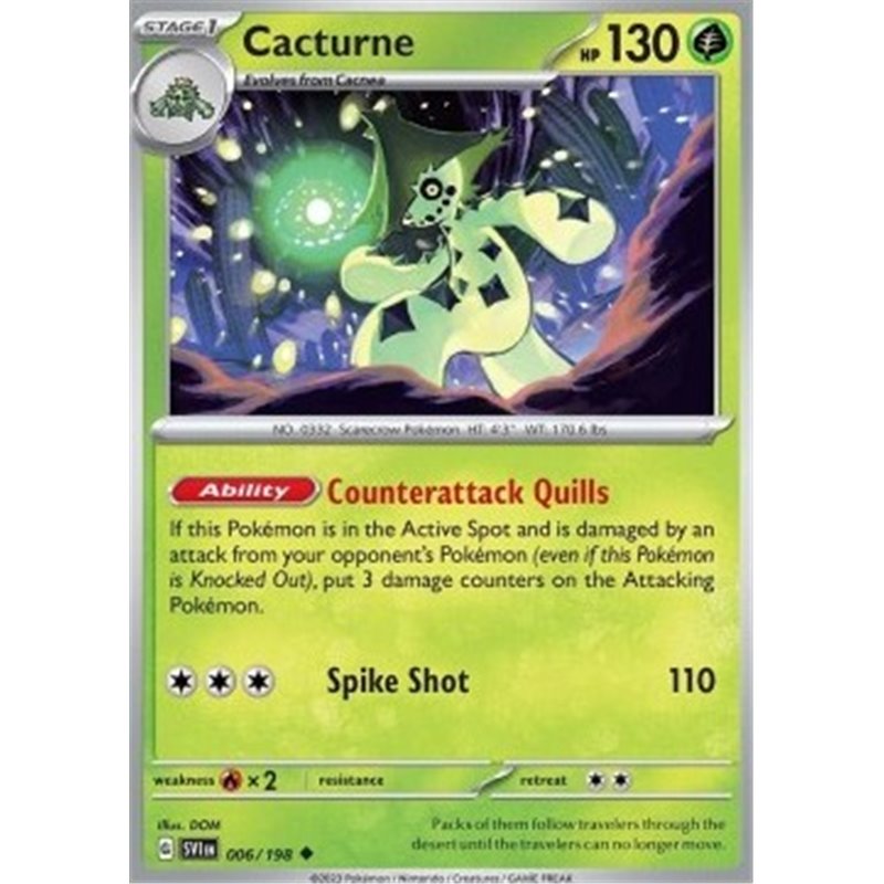 SV1en 006 - Cacturne - Reverse Holo
