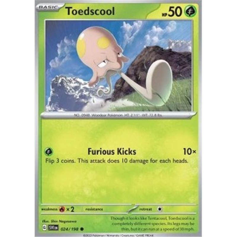 SV1en 024 - Toedscool - Reverse HoloScarlet & Violet Scarlet & Violet€ 0,35 Scarlet & Violet