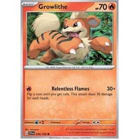 SV1en 030 - Growlithe - Reverse Holo SV1en 030 - Growlithe - Reverse Holo