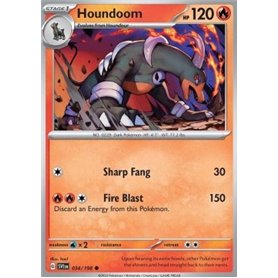 SV1en 034 - Houndoom - Reverse Holo SV1en 034 - Houdoom - Reverse Holo